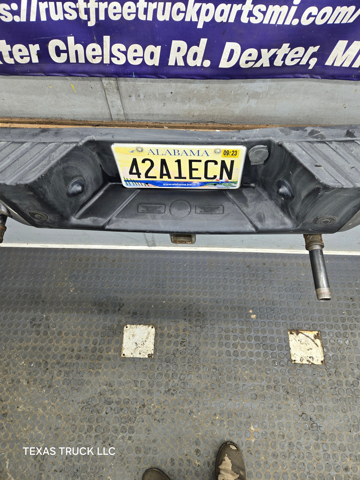 2009-2014 Ford F150 Chrome Rear Bumper