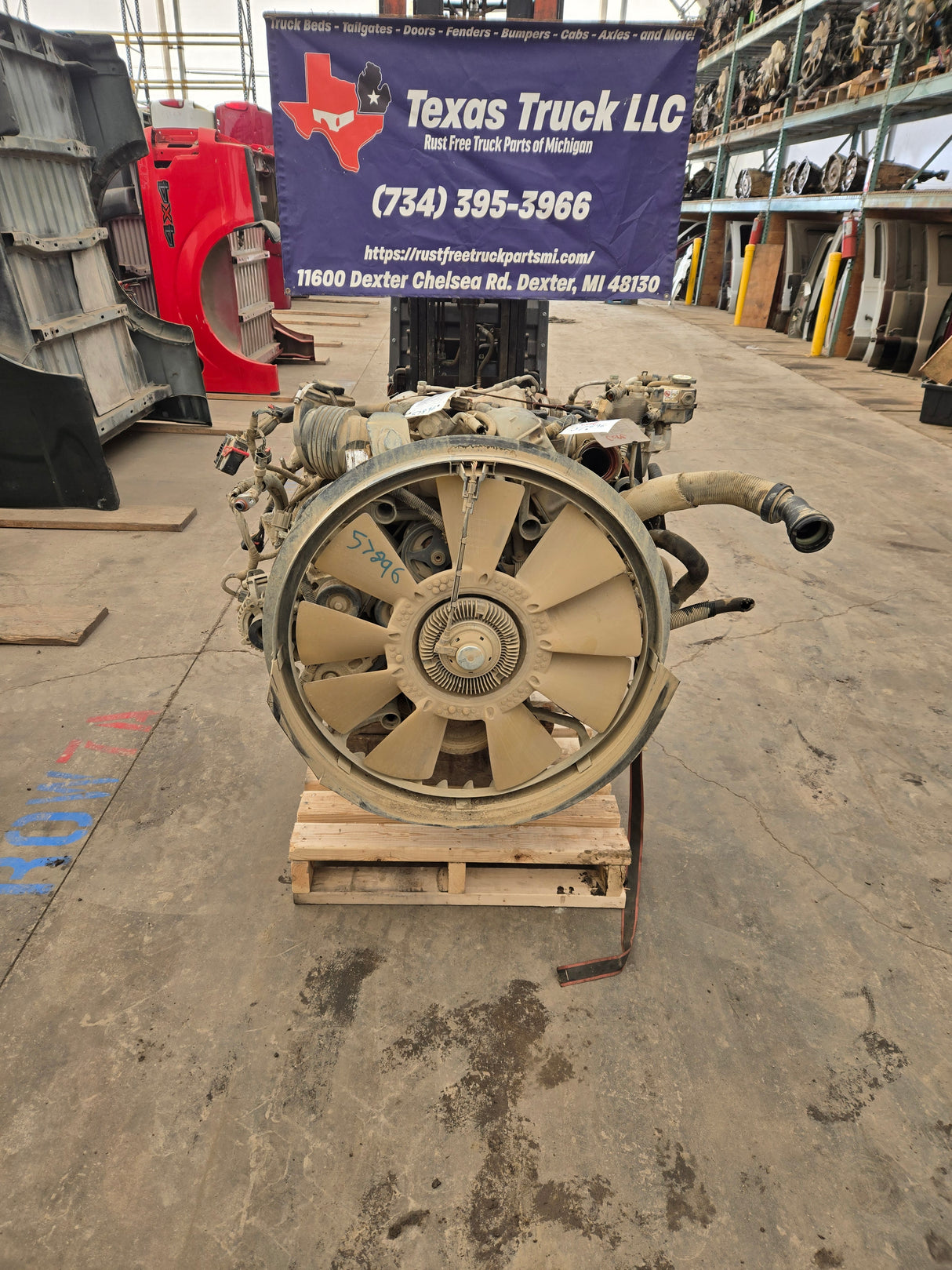 2008-2010 6.4 L Power Stroke Diesel CORE Engine Ford Super Duty