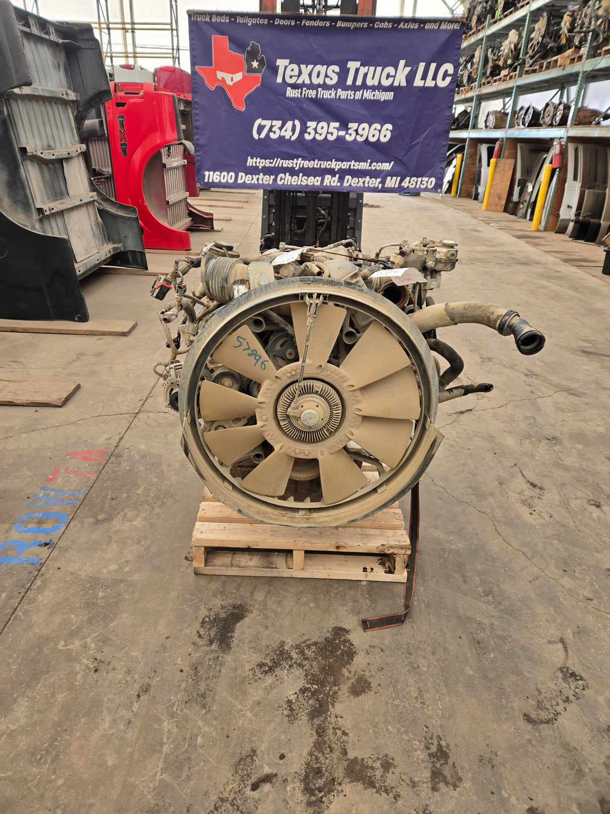 2008-2010 6.4 L Power Stroke Diesel CORE Engine Ford Super Duty