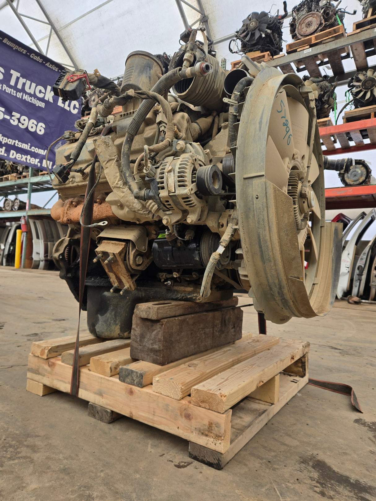 2008-2010 6.4 L Power Stroke Diesel CORE Engine Ford Super Duty