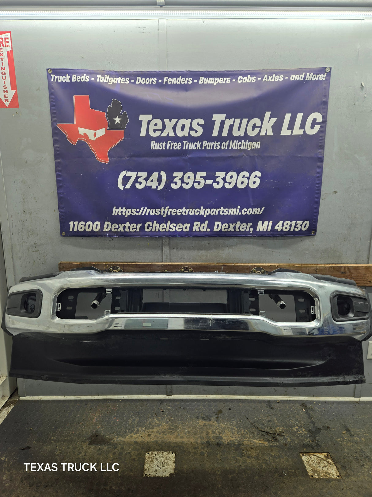 2023-2026 Ford Super Duty F450 F550 Chrome Front Bumper