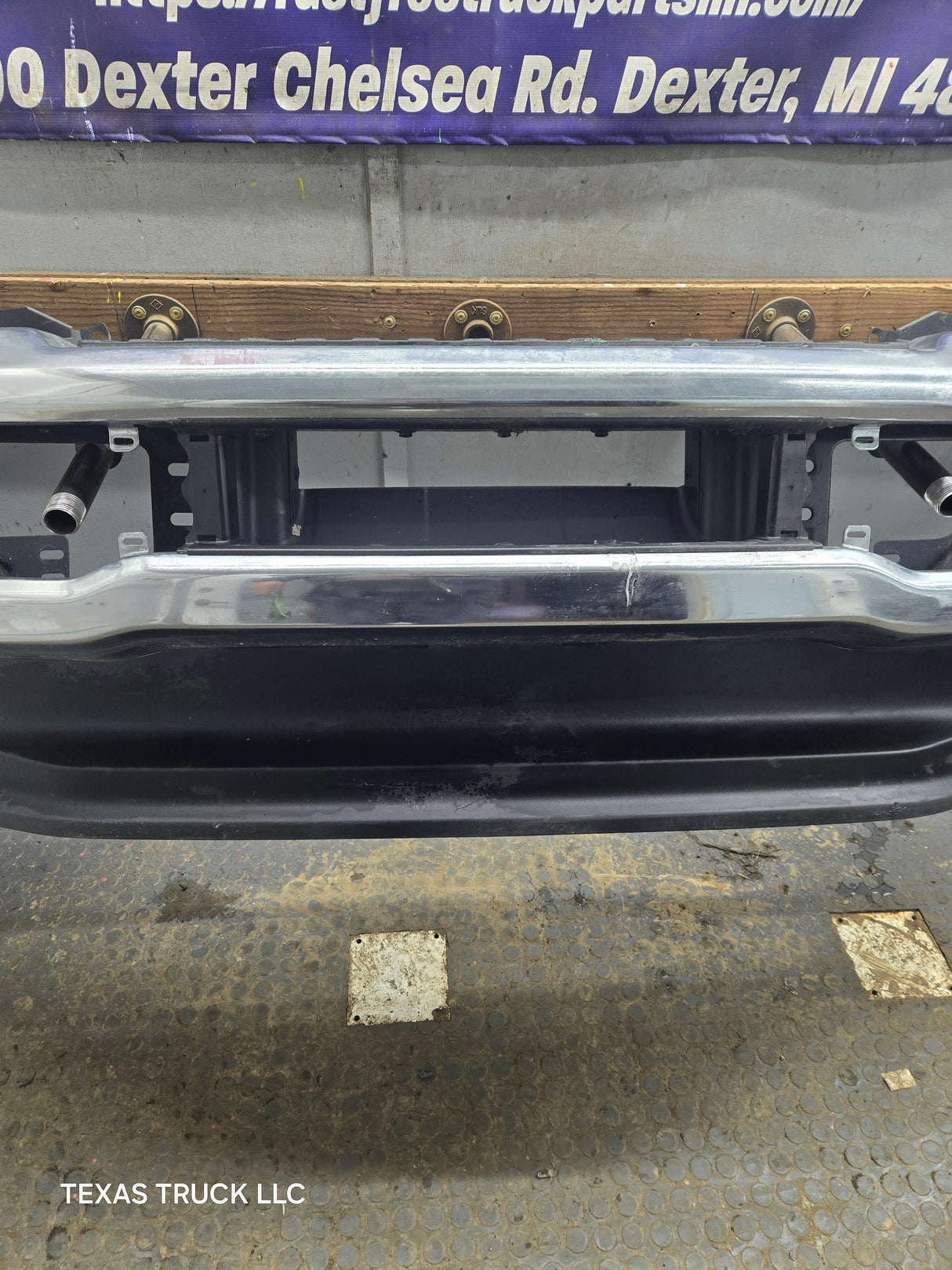 2023-2026 Ford Super Duty F450 F550 Chrome Front Bumper