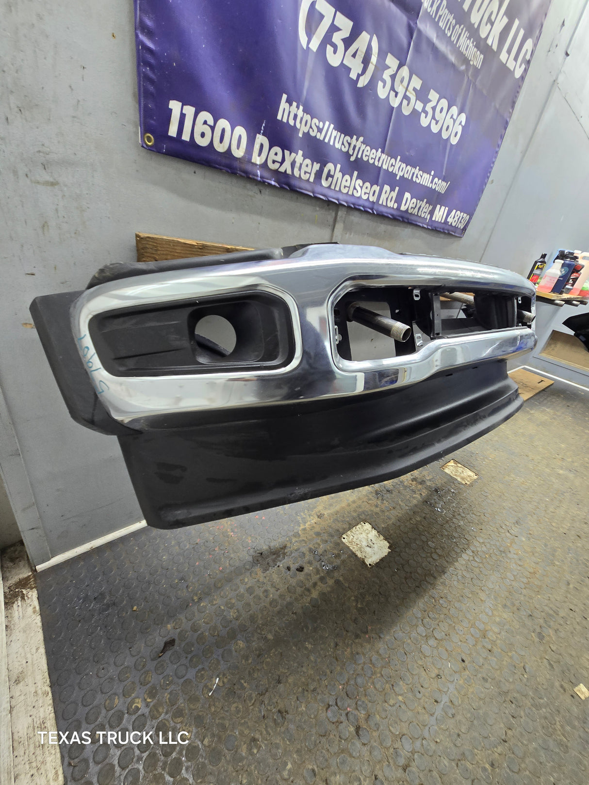 2023-2026 Ford Super Duty F450 F550 Chrome Front Bumper