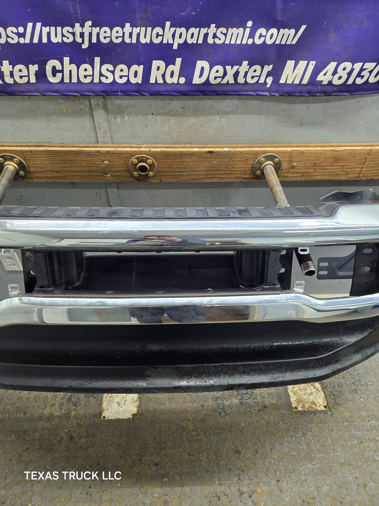 2023-2026 Ford Super Duty F450 F550 Chrome Front Bumper