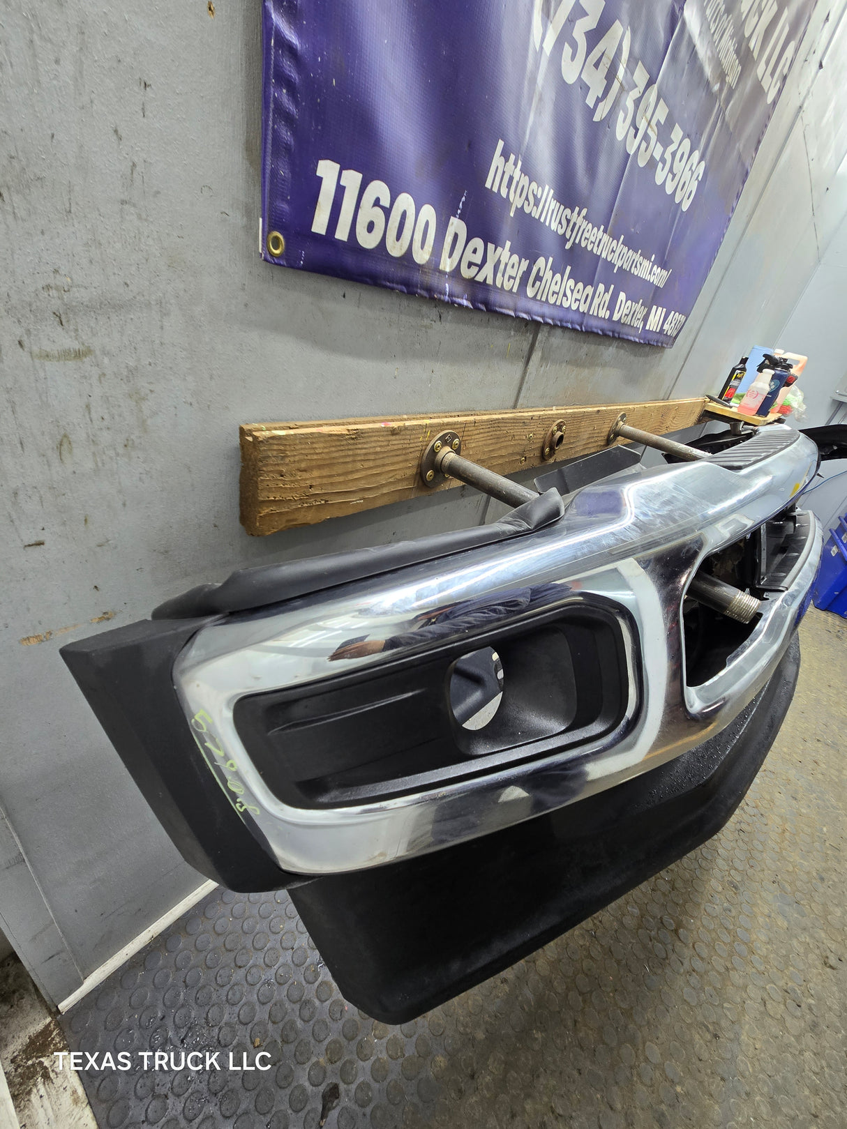 2023-2026 Ford Super Duty F450 F550 Chrome Front Bumper
