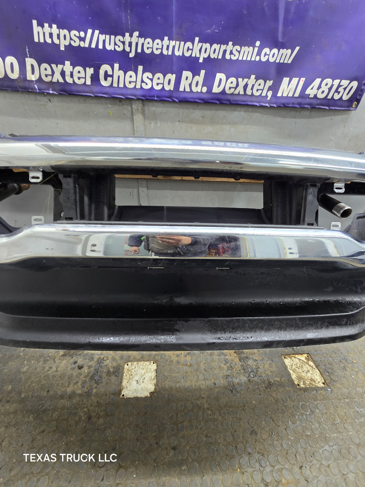 2023-2026 Ford Super Duty F450 F550 Chrome Front Bumper
