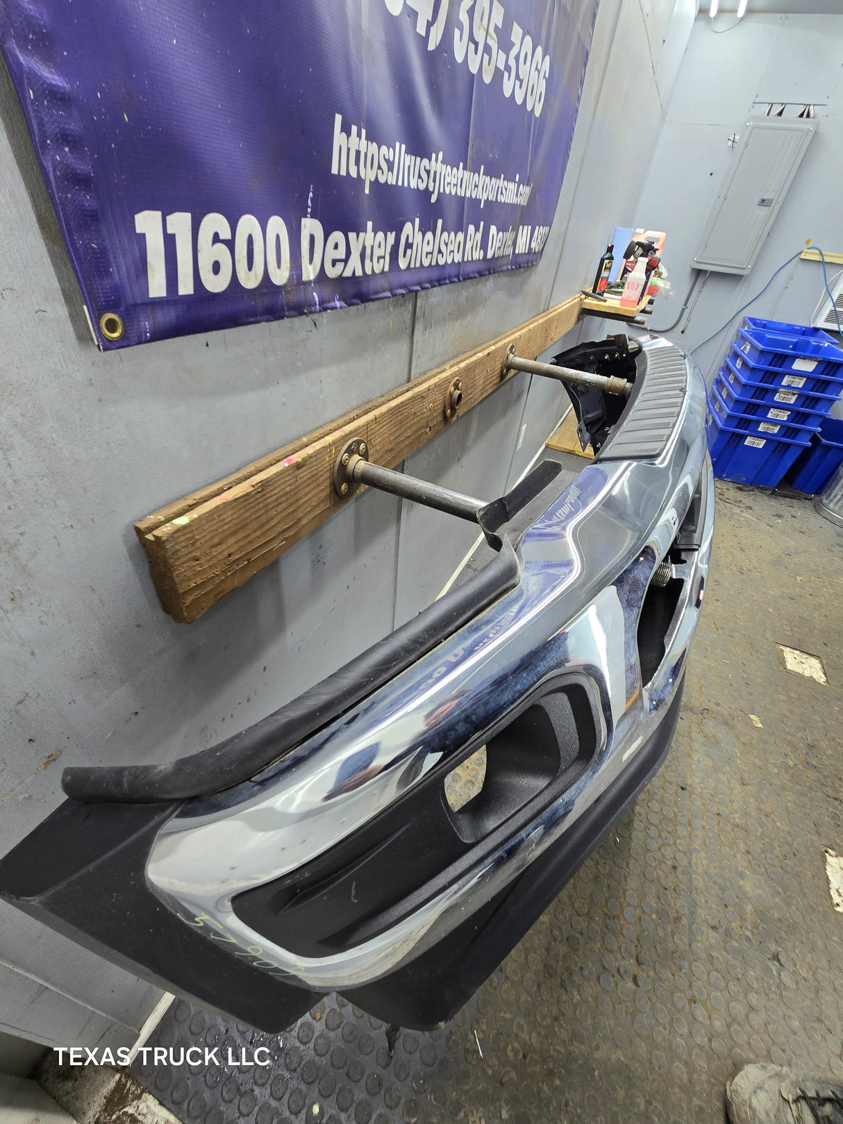 2023-2026 Ford Super Duty F450 F550 Chrome Front Bumper
