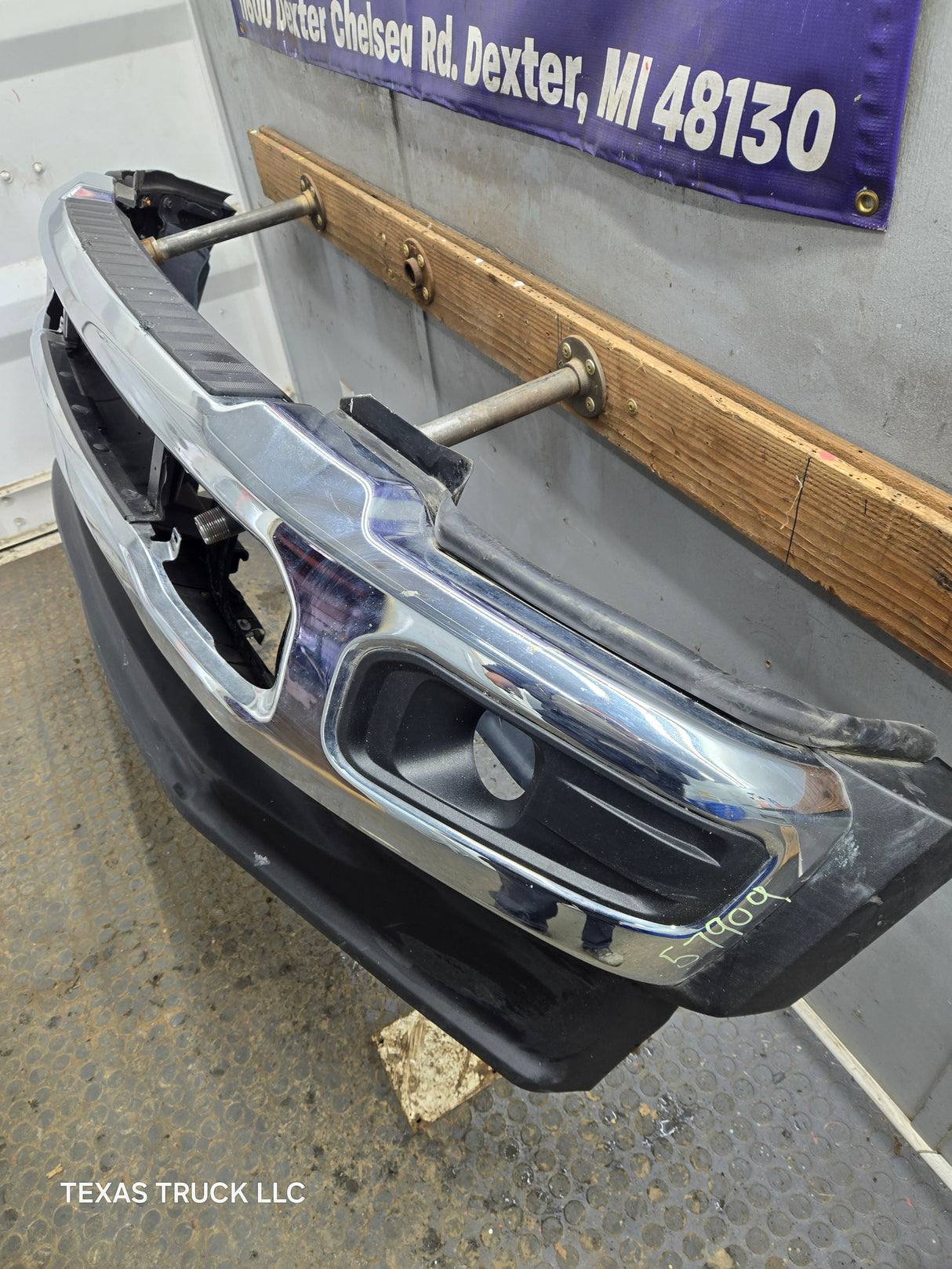 2023-2026 Ford Super Duty F450 F550 Chrome Front Bumper