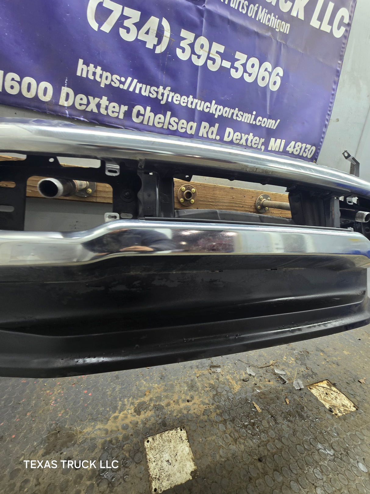 2023-2026 Ford Super Duty F450 F550 Chrome Front Bumper