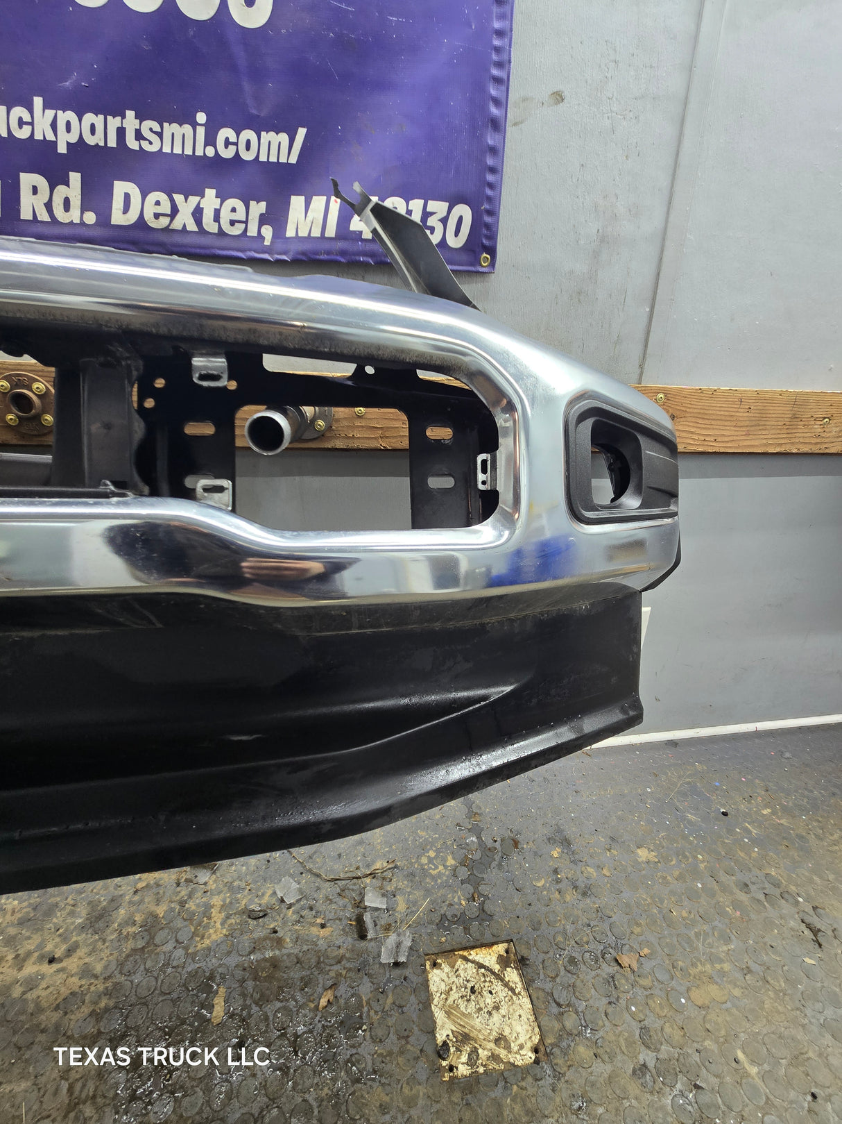 2023-2026 Ford Super Duty F450 F550 Chrome Front Bumper