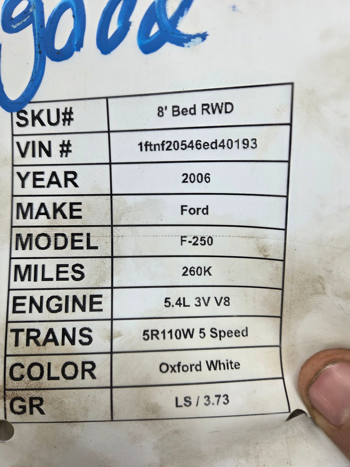 2003-2007 5r110 Automatic Transmission 2wd Ford Super Duty 5.4 6.8 6.0