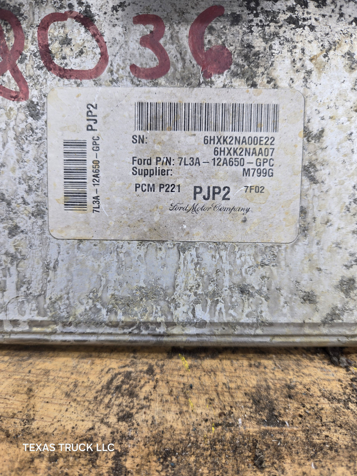2007-2008 Ford F150 4.2L PCM PJP2 / 7L3A-12A650-GPC