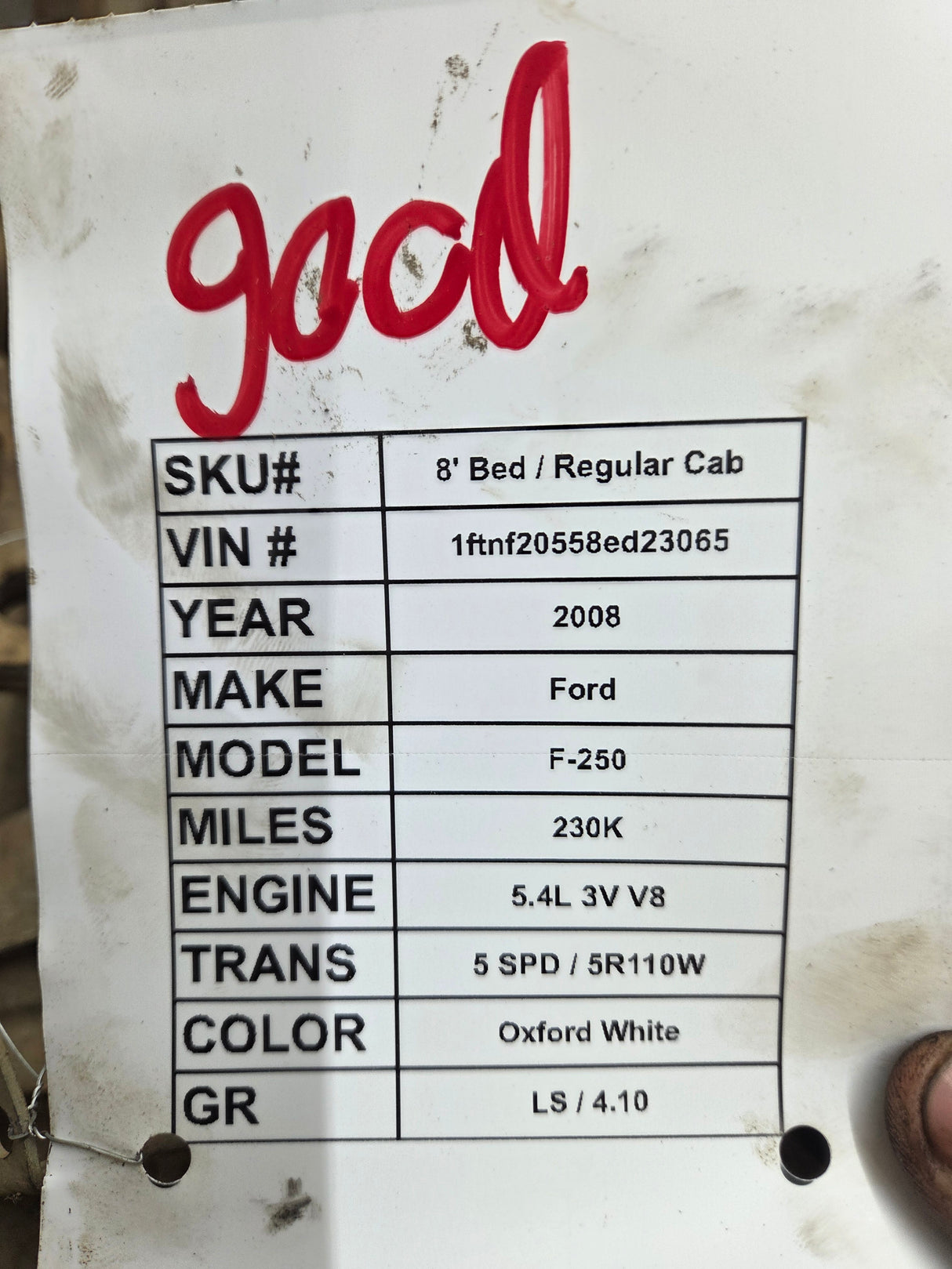2003-2007 5r110 Automatic Transmission 2wd Ford Super Duty