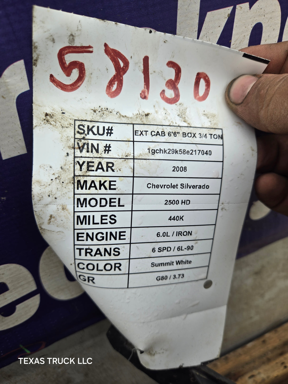 2007-2013 Chevrolet Silverado 1500 2500 3500 RH Passenger Side Halogen Headlight 25833679