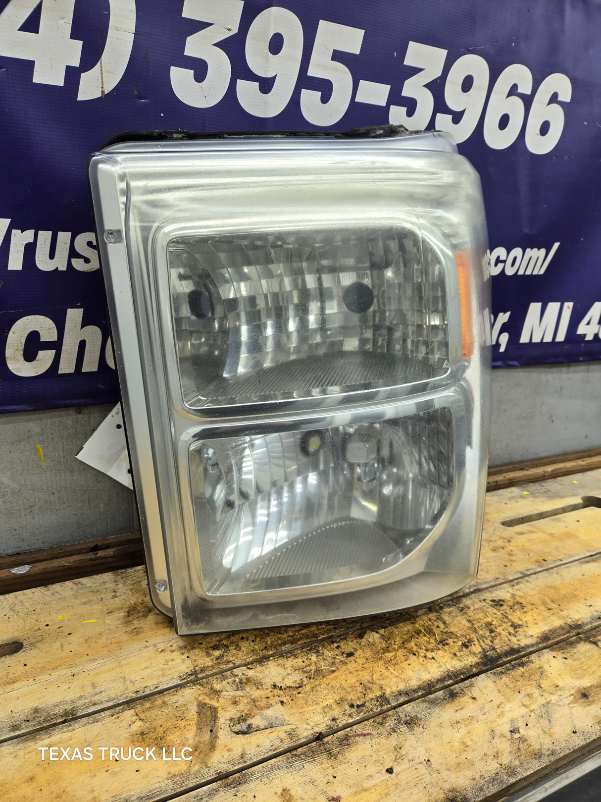 2011-2016 Ford Super Duty F250 F350 F450 F550 LH Driver Side Headlight BC34-13006-A 6.7L Power Stroke 6.2L Gas