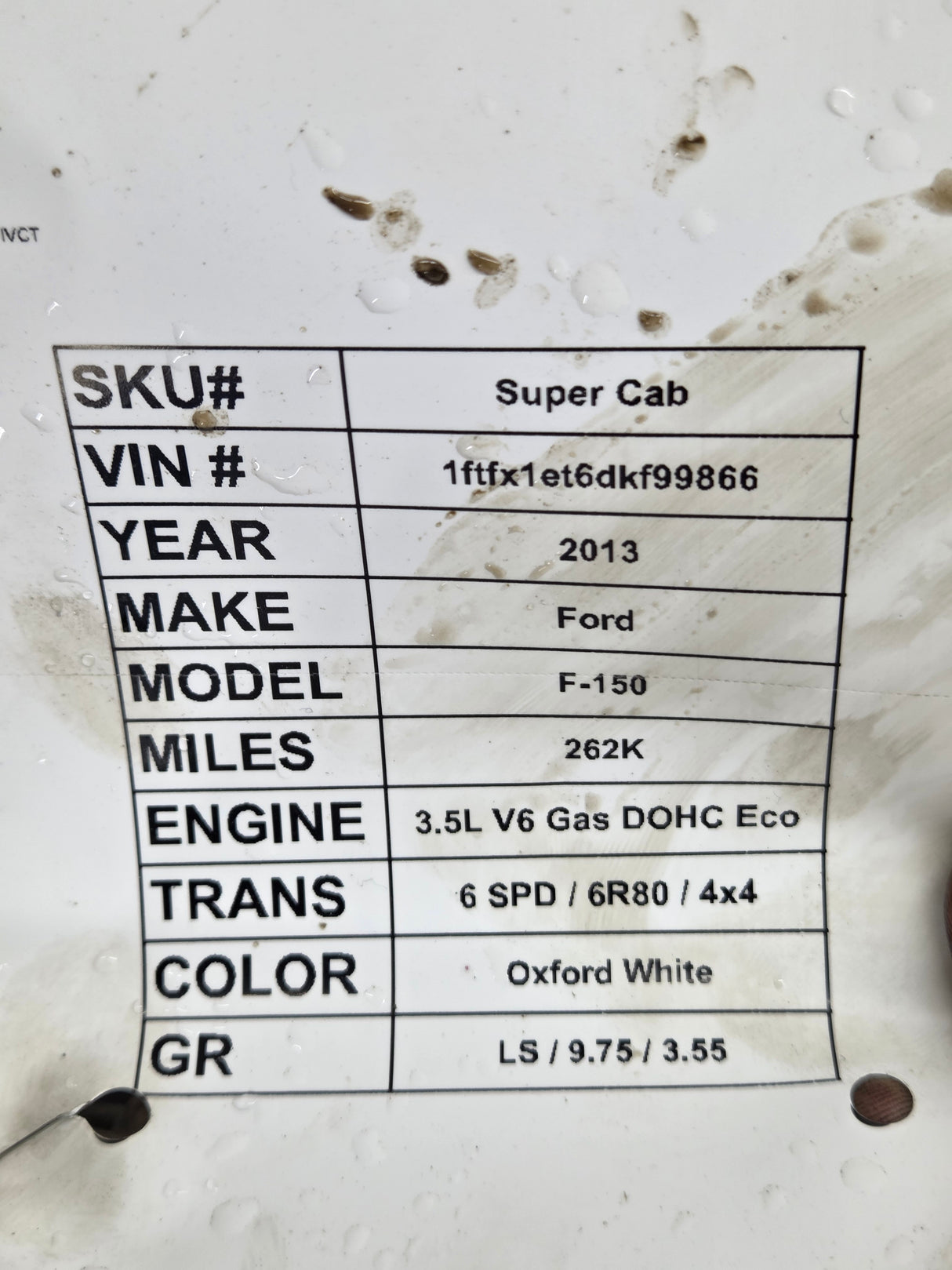 2012-2014 Ford F150 Transfer Case 5.0L V8 3 Mode Electric Shift On The Fly