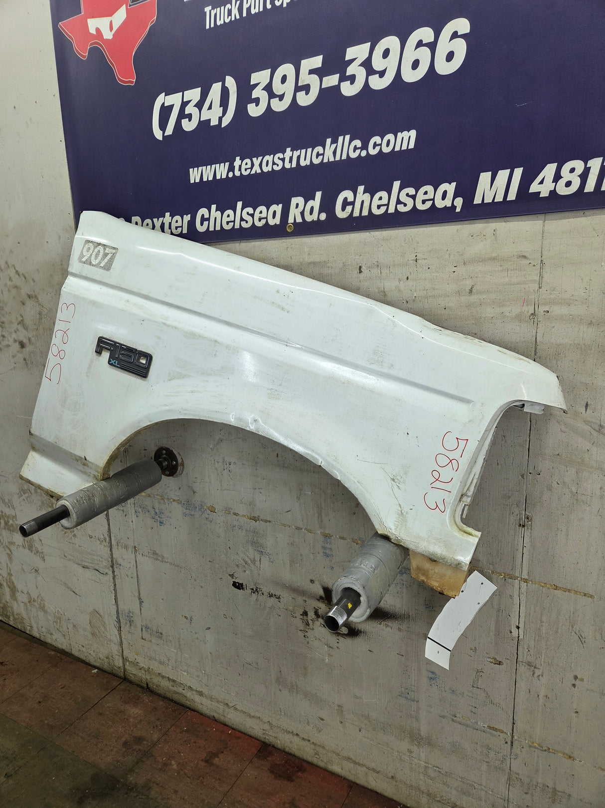 1992-1997 OBS Ford F Series F250 F350 F450 F550 PASSENGER SIDE RH FRONT FENDER