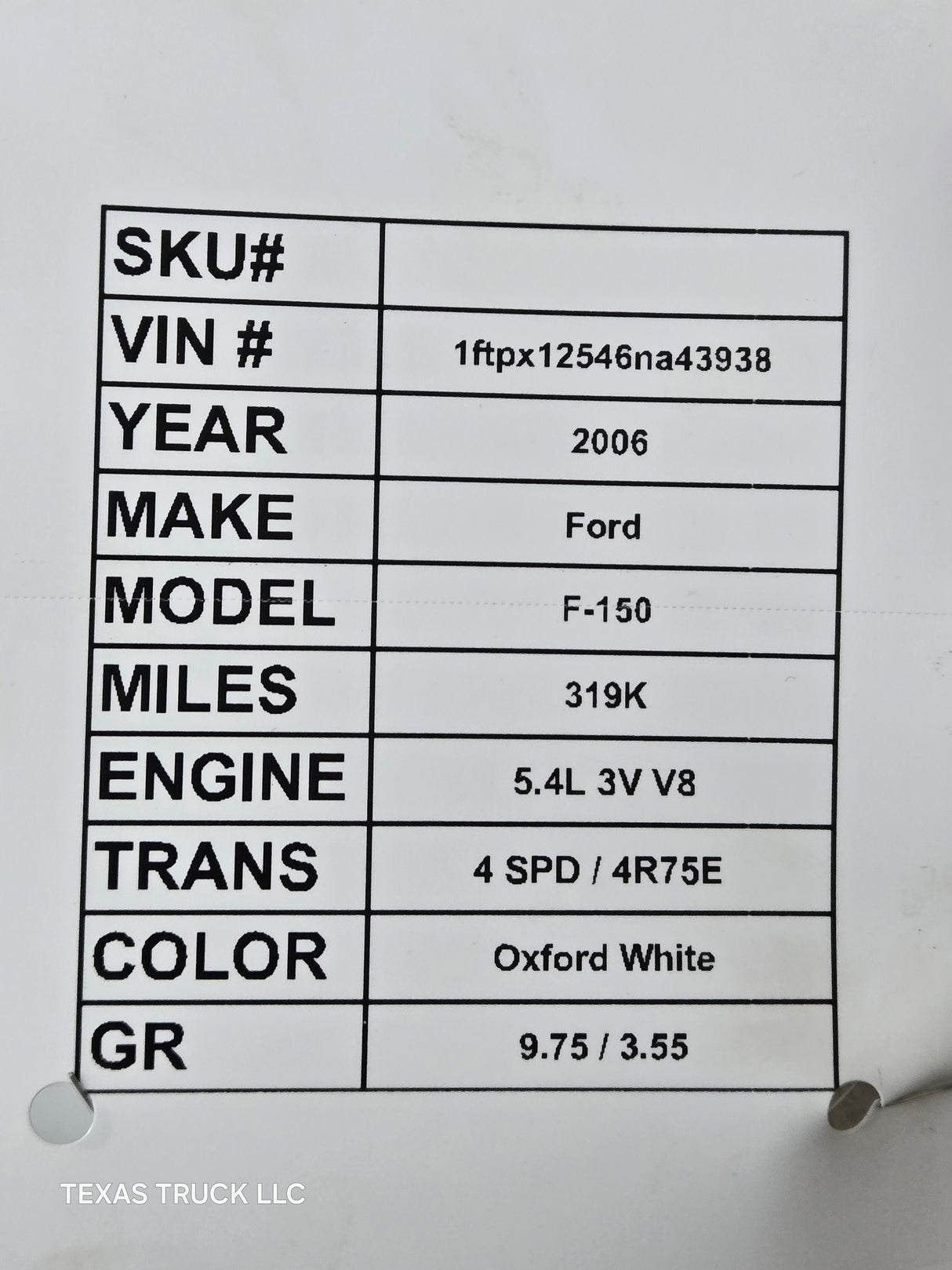 2004-2008 Ford F150 Hood