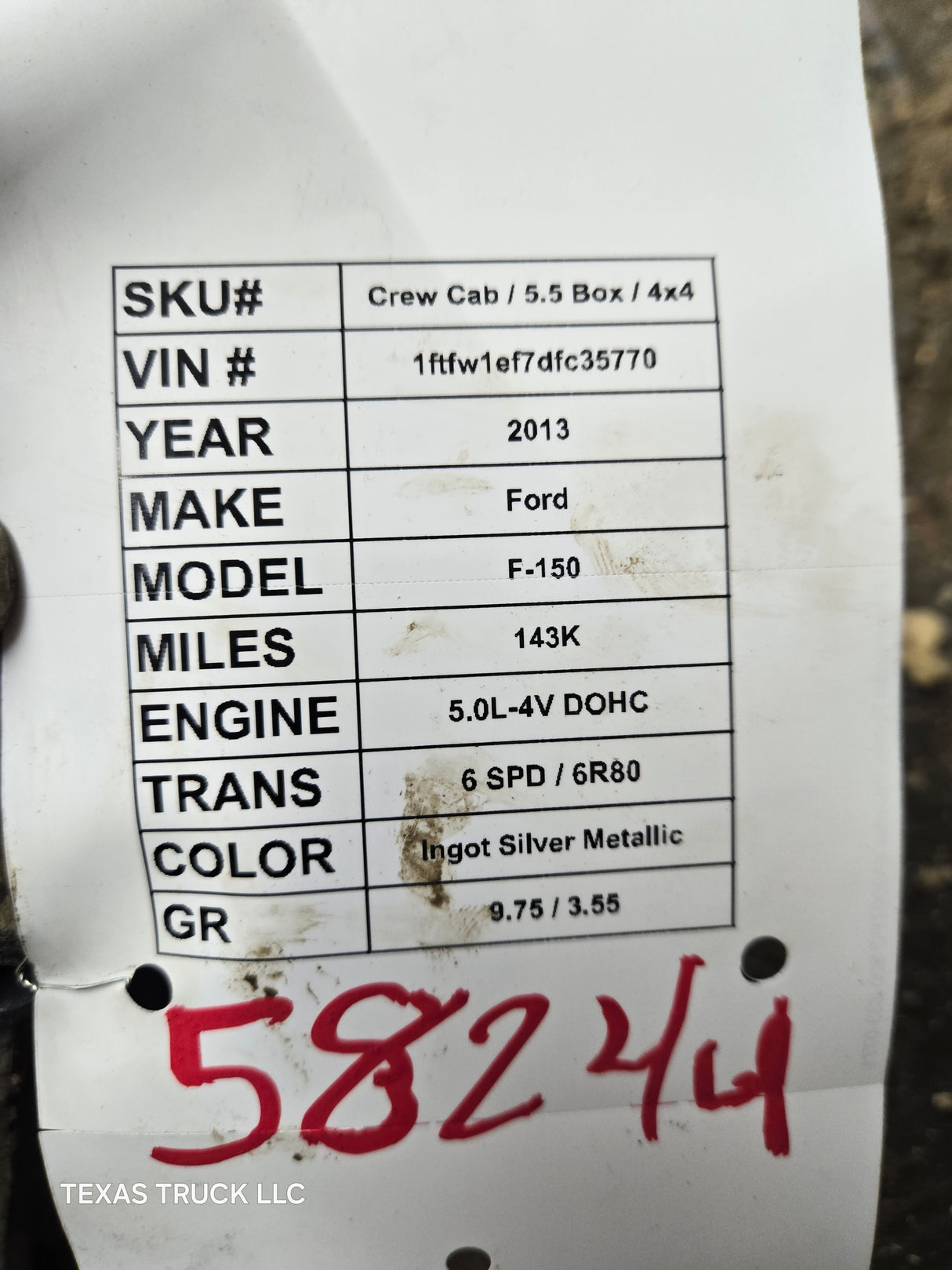 2012-2014 Ford F150 Transfer Case 5.0L V8 3 Mode Electric Shift On The Fly