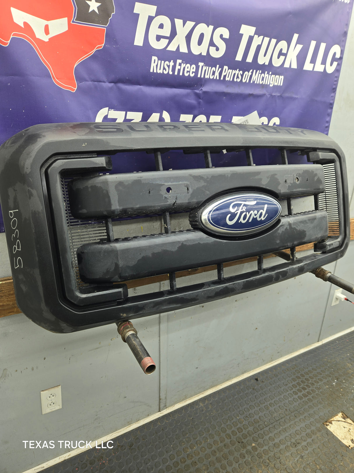 2011-2016 Ford Super Duty Black Grill F250 F350 F450 F550