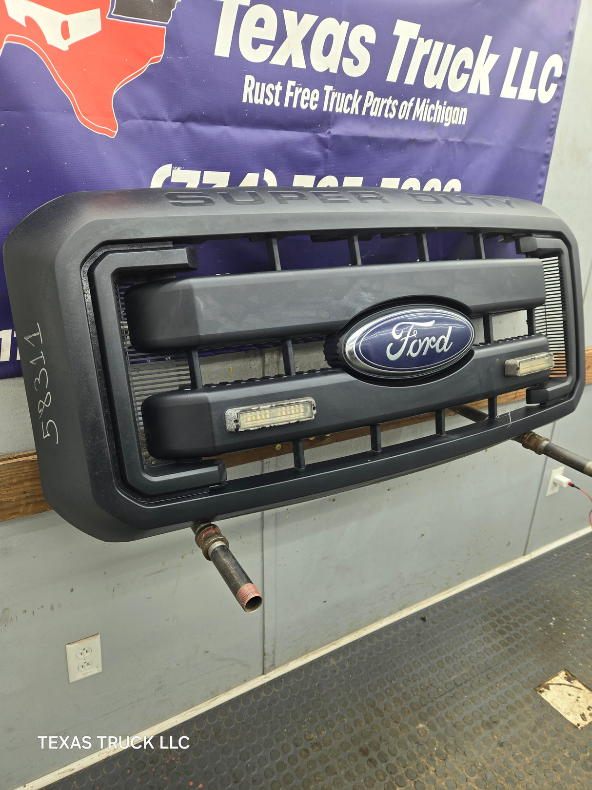 2011-2016 Ford Super Duty Black Grill F250 F350 F450 F550