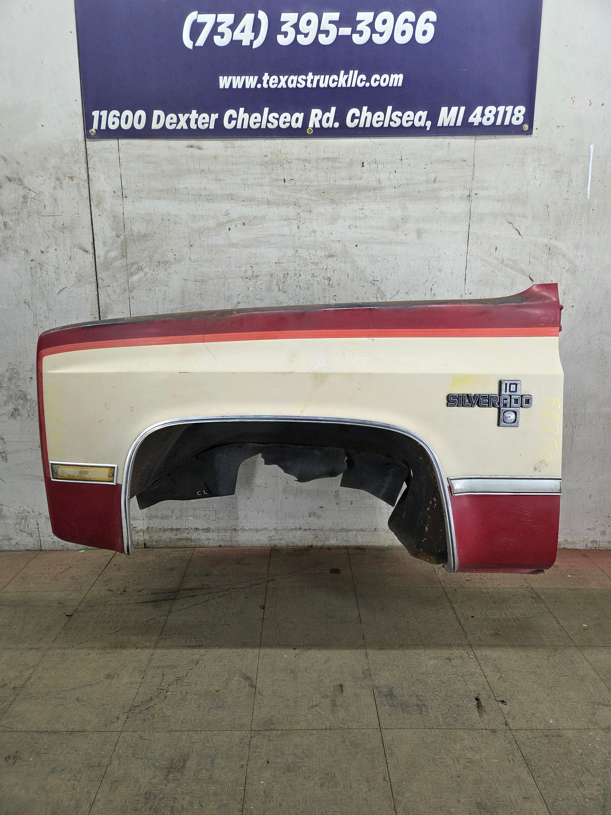 1981-1991 Chevrolet Silverado / GMC Sierra Square Body LH Drivers Side Front Fender