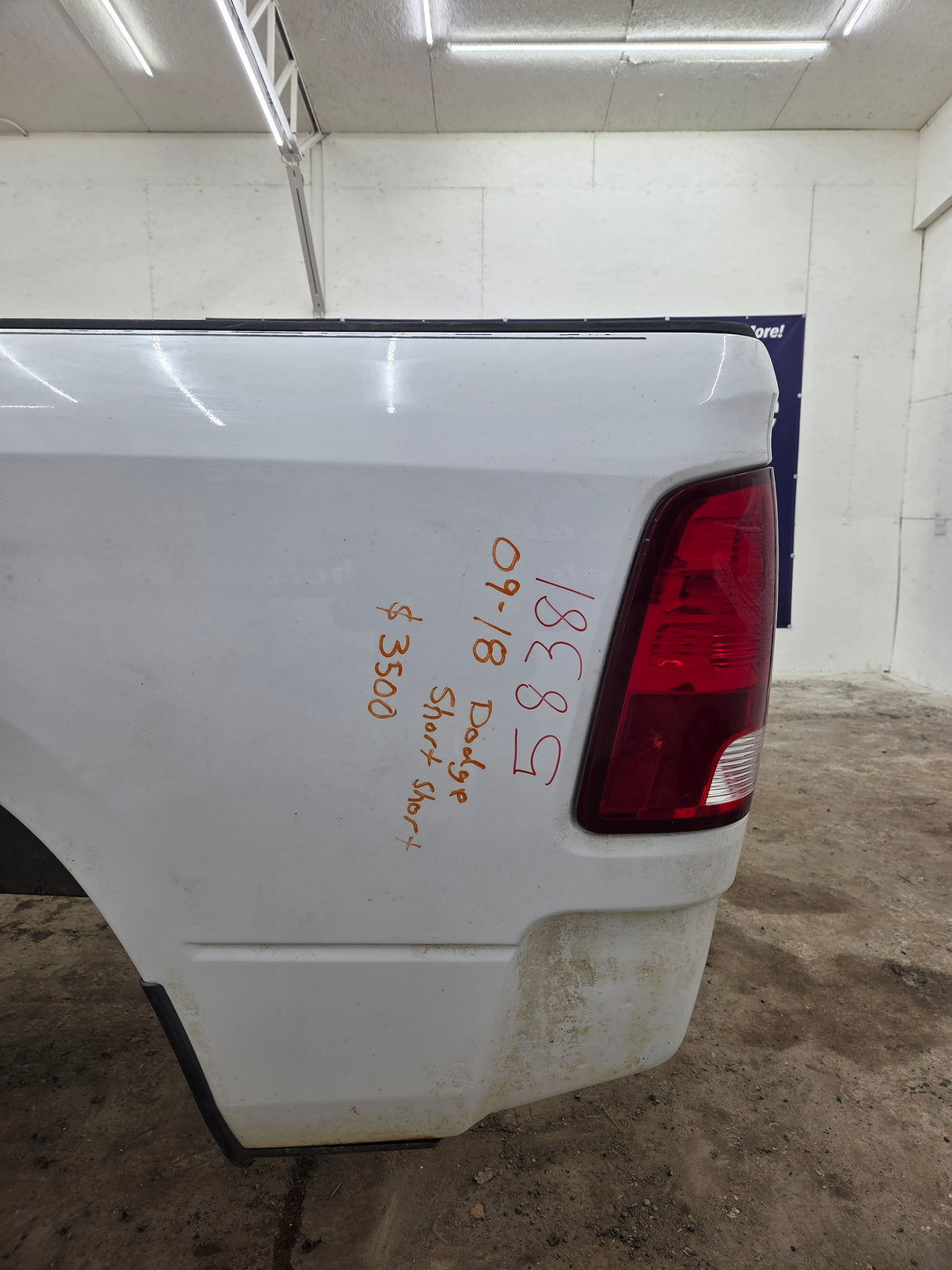 2009-2018 Dodge Ram 1500 4th gen 5' 7" Short Truck Bed