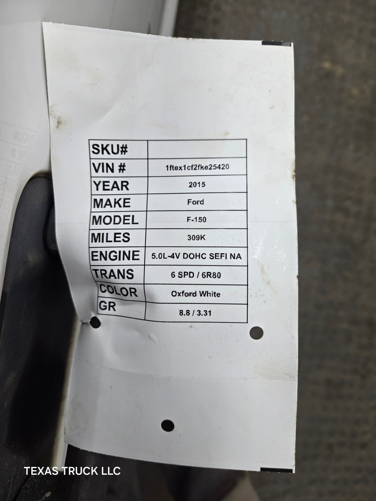 2015-2022 Ford F150 / Super Duty Passenger Side Front Door RH F250 F350 F450 F550