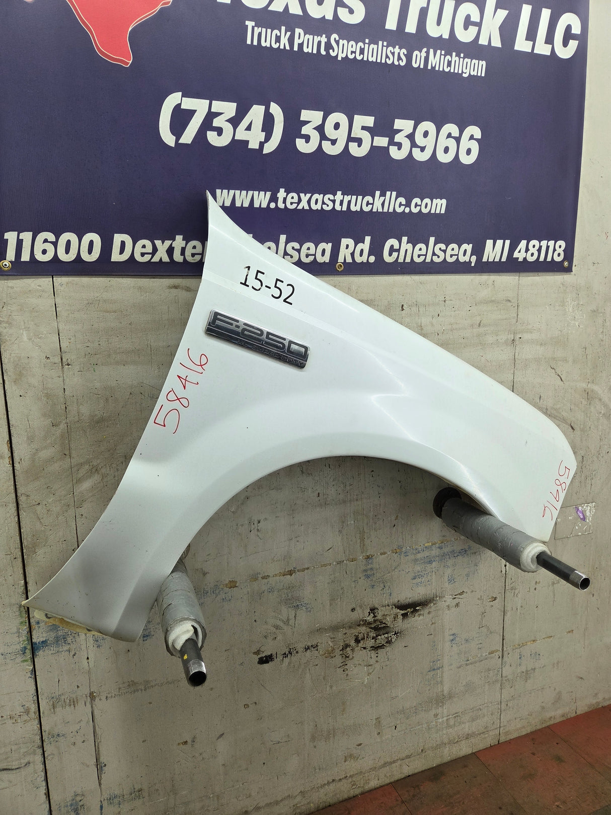 1999-2007 Ford Super Duty RH Passenger Side Front Fender F250 F350 F450 F550 Excursion