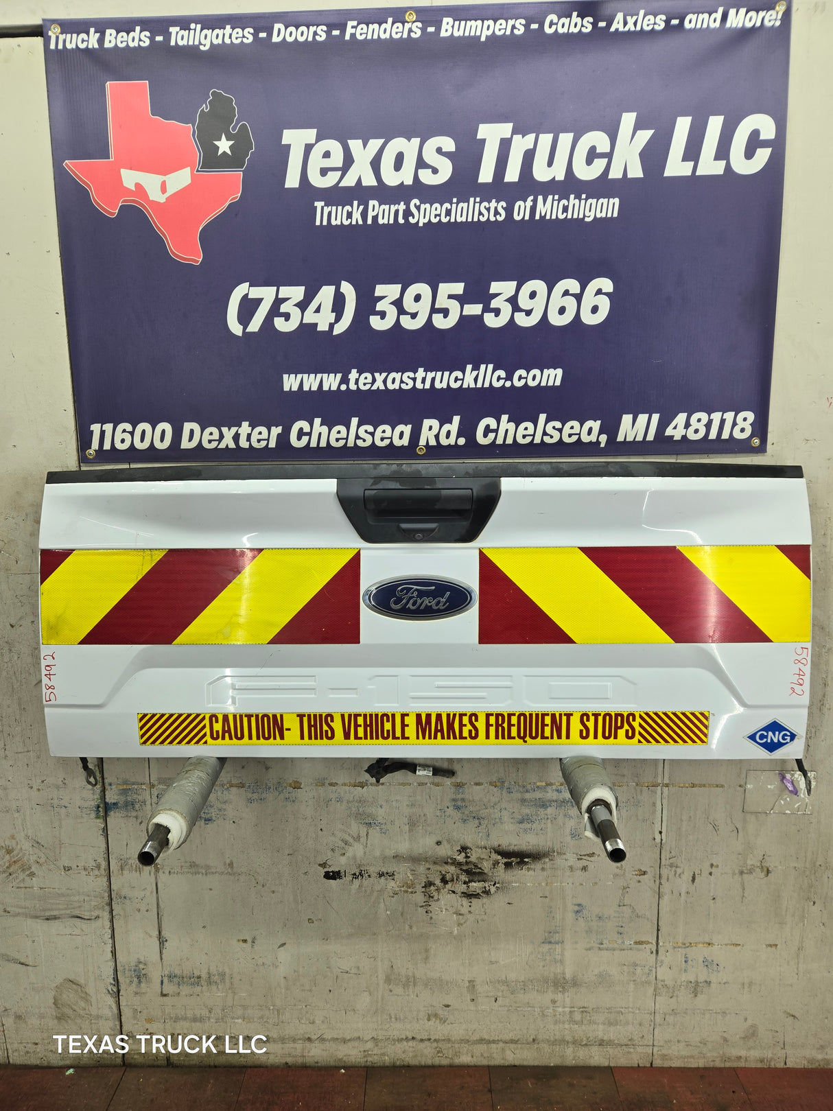 2018-2020 Ford F150 Tailgate - Oxford White