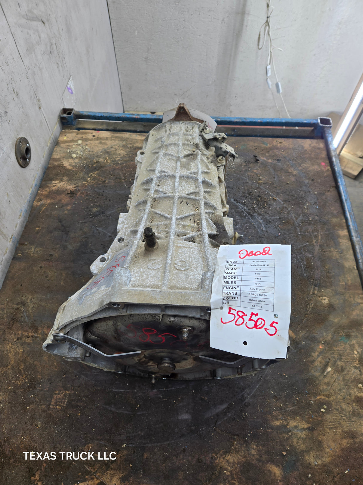 2018 Ford F150 10r80 10SPD Automatic Transmission 5.0L V8 2wd 134k miles