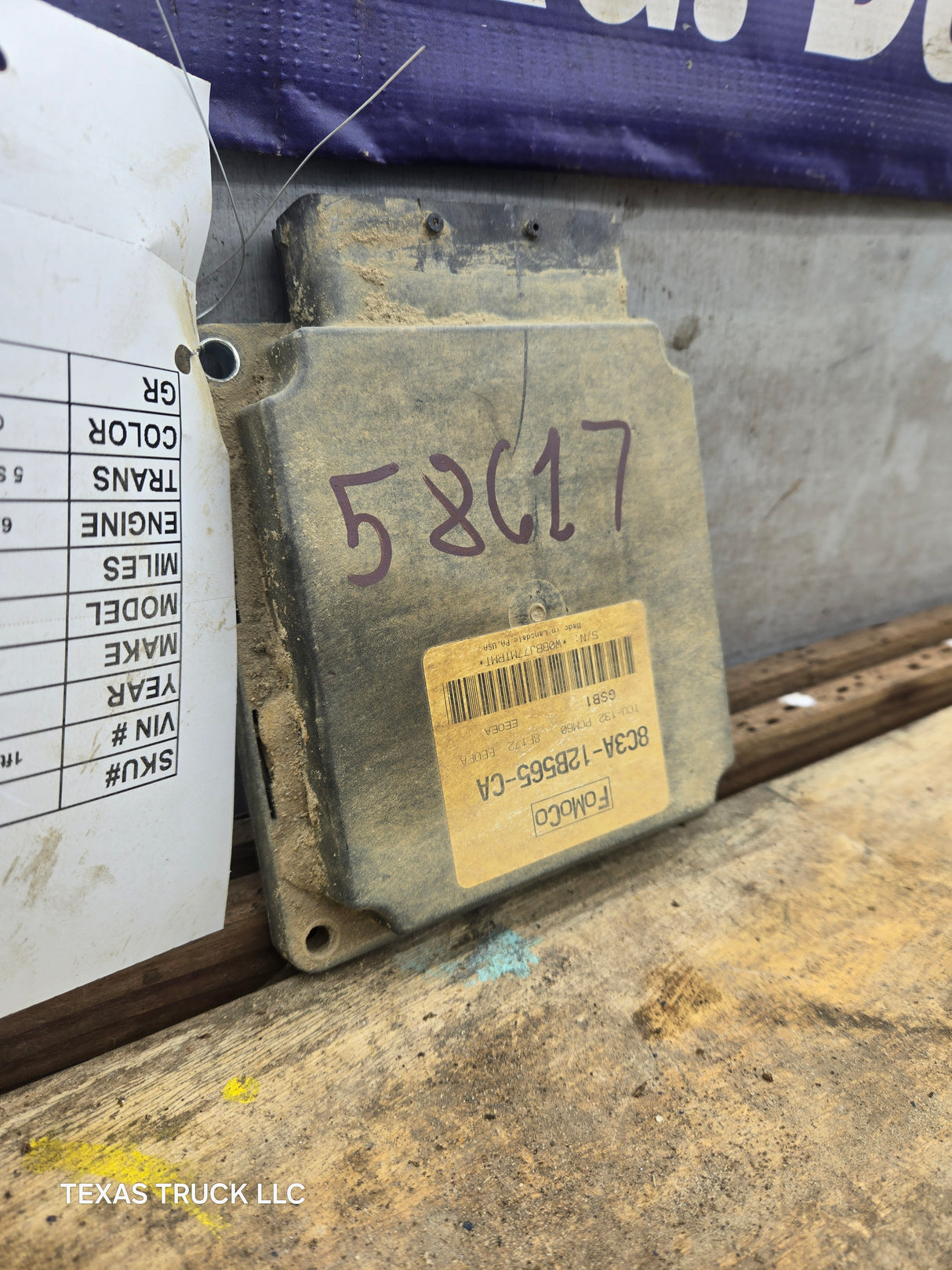 2008-2010 Ford F250 F350 6.4L Diesel TCM 8C3A-12B565-CA