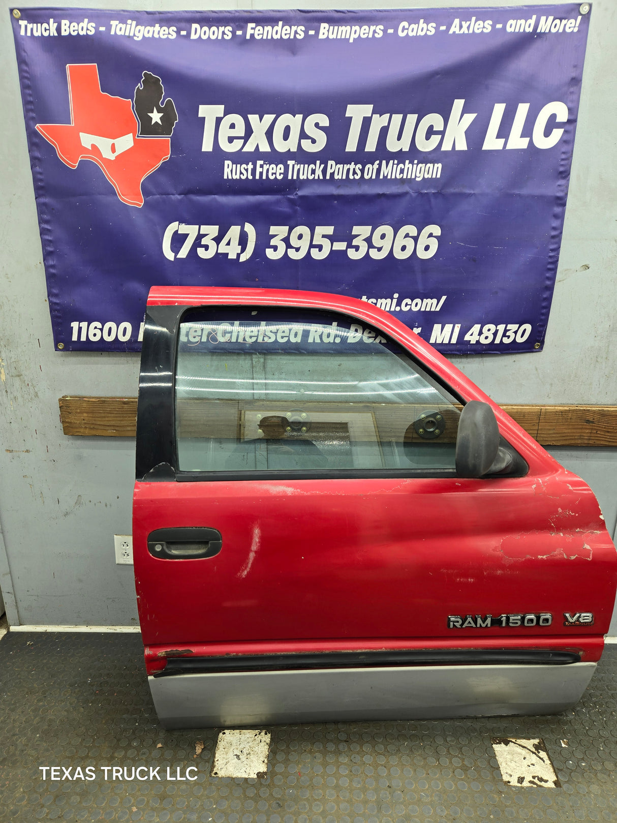 1994-2002 Dodge Ram 2nd Gen Quad Cab 4 Door Square Corner RH Passenger Door