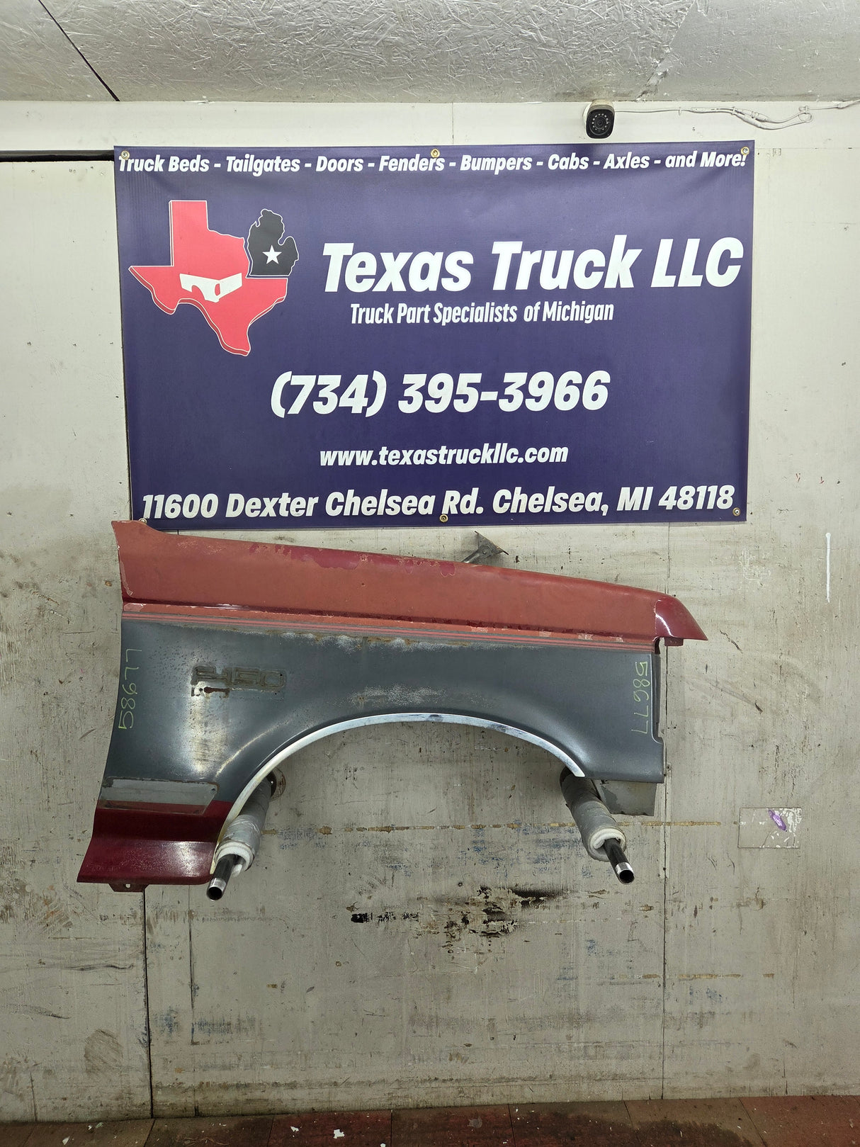 1987-1991 Ford F-150 F-250 F-350 F-450 F-550 PASSENGER FENDER
