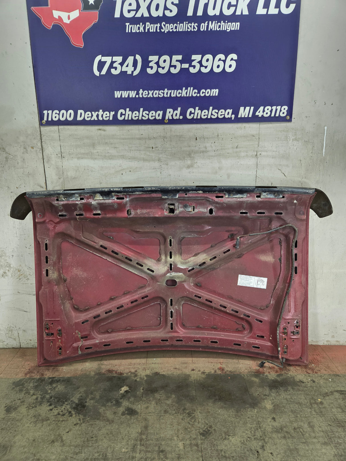 1987-1991 Ford F-150 F-250 F-350 F-450 F-550 Hood Bricknose