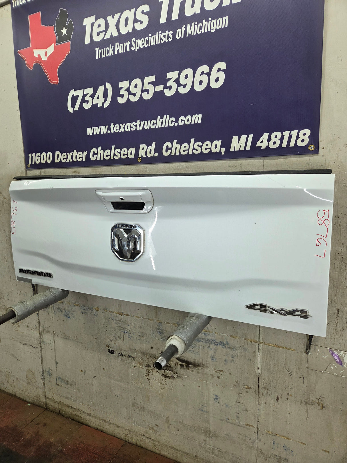 2019-2025 Dodge Ram 2500 3500 4500 5th Gen Tailgate