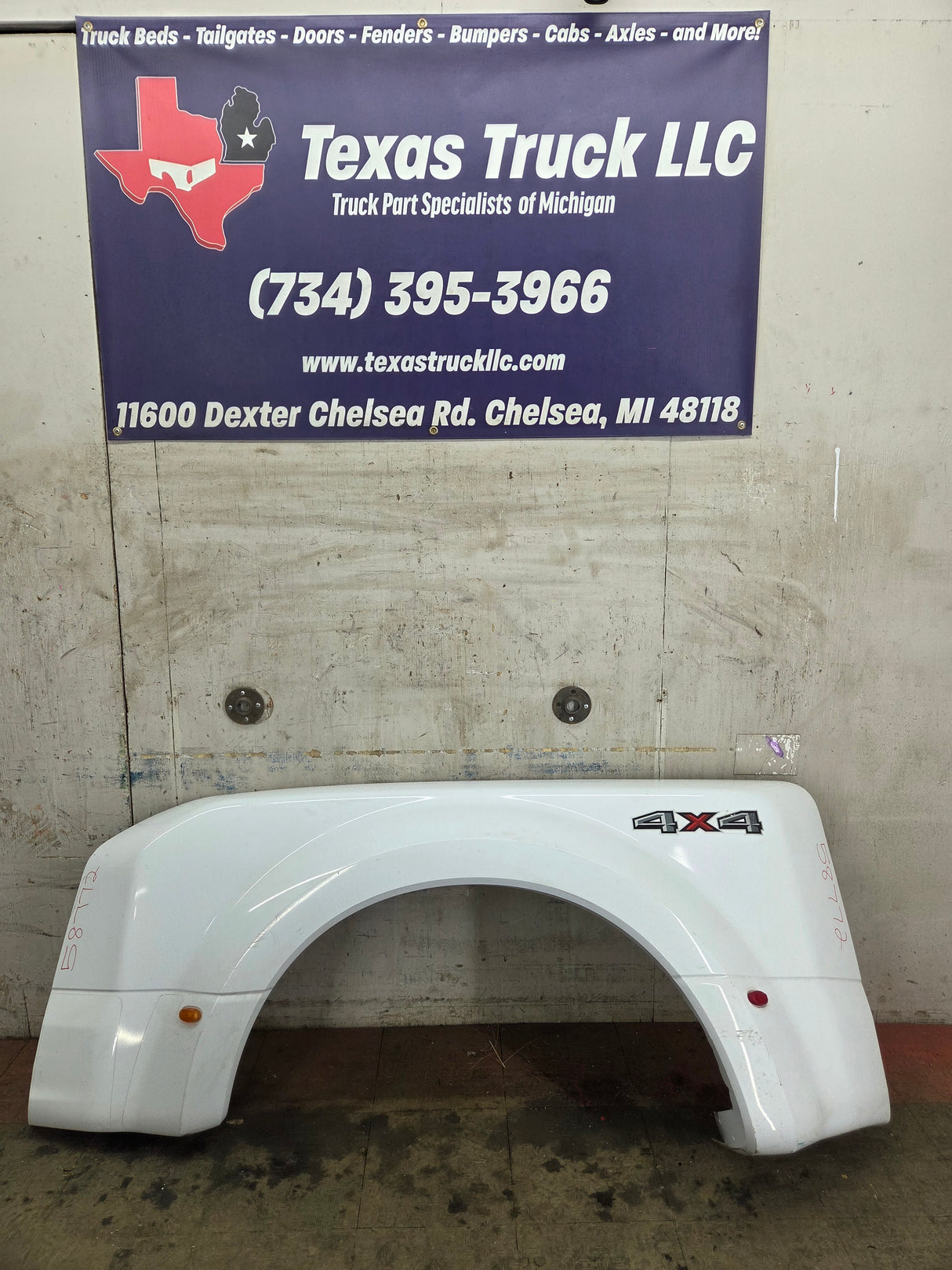 2017-2022 Ford Super Duty Drivers Side Dually Flare LH F350 F450 F550 - Oxford White