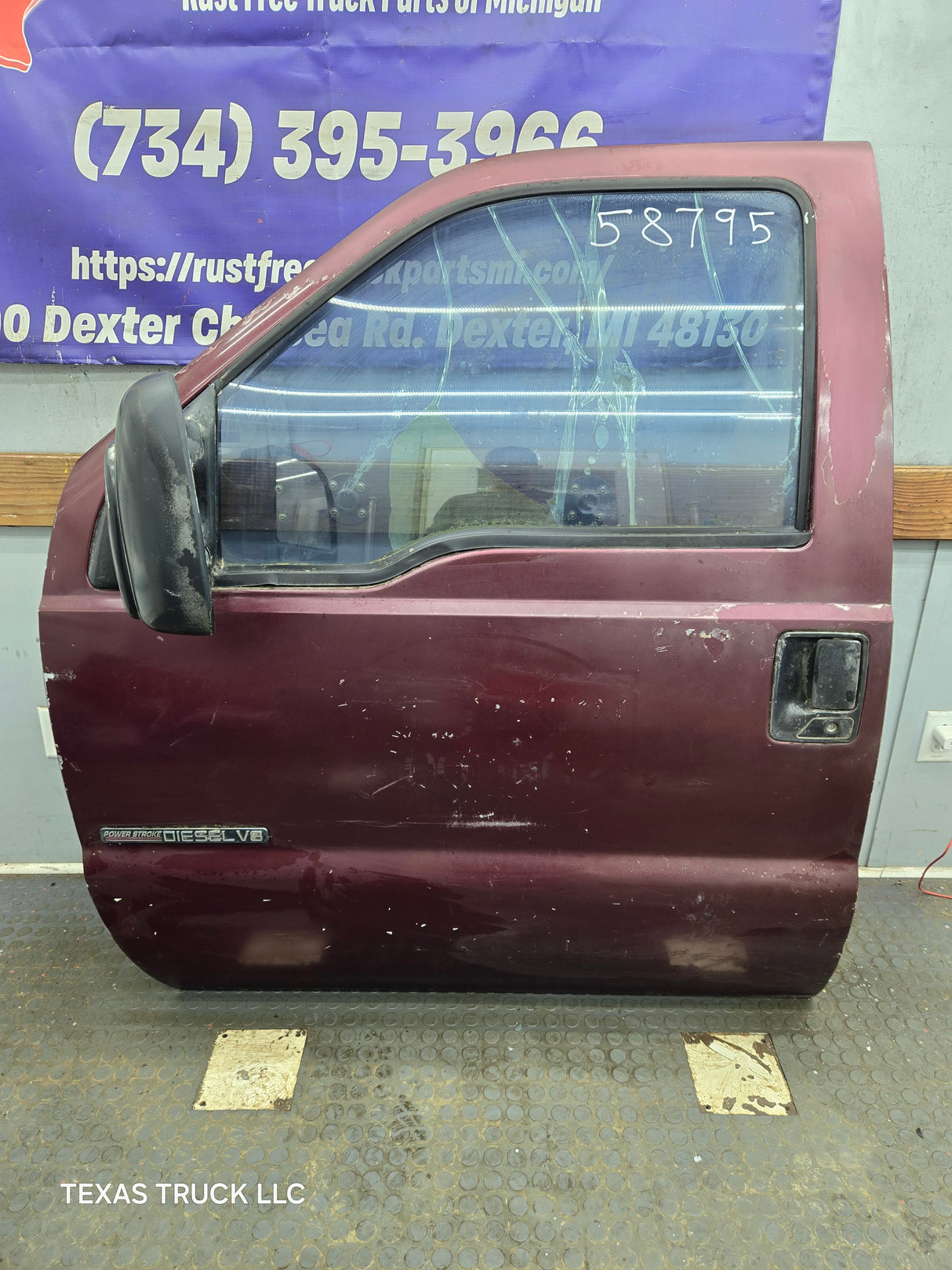 1999-2011 Ford Super Duty LH Driver Side Front Door F250 F350 F450 F550