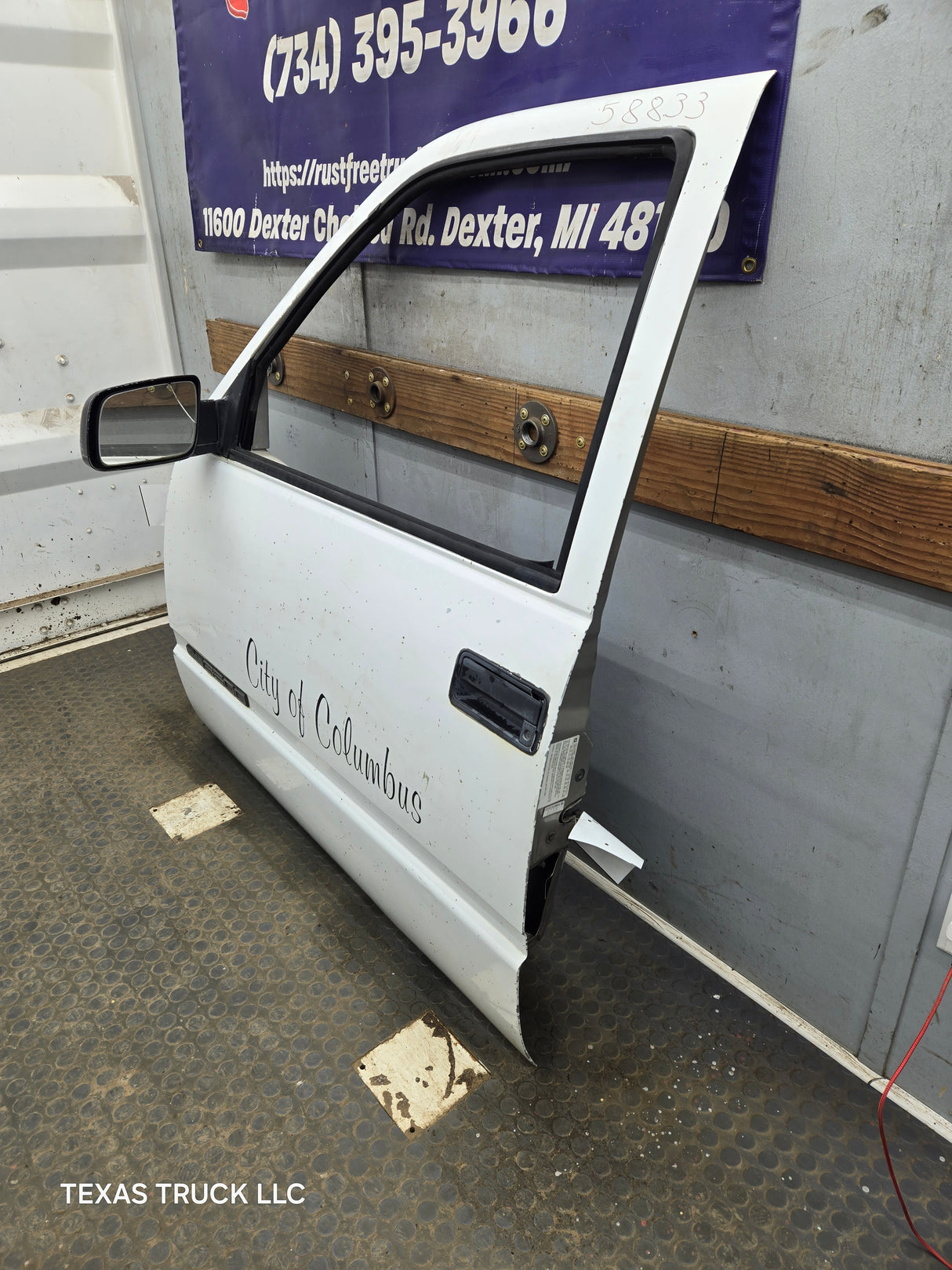 1988-2000 Chevrolet Silverado Suburban GMC Sierra LH Front Driver Side Door - White
