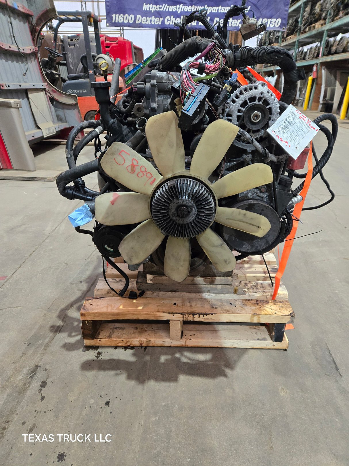 2005 Chevrolet GMC 2500 3500HD 6.0L Engine LS Vortec Gas Engine Crank NO Start CORE