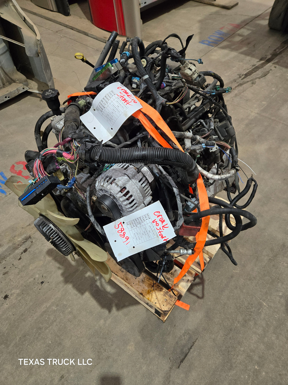 2005 Chevrolet GMC 2500 3500HD 6.0L Engine LS Vortec Gas Engine Crank NO Start CORE