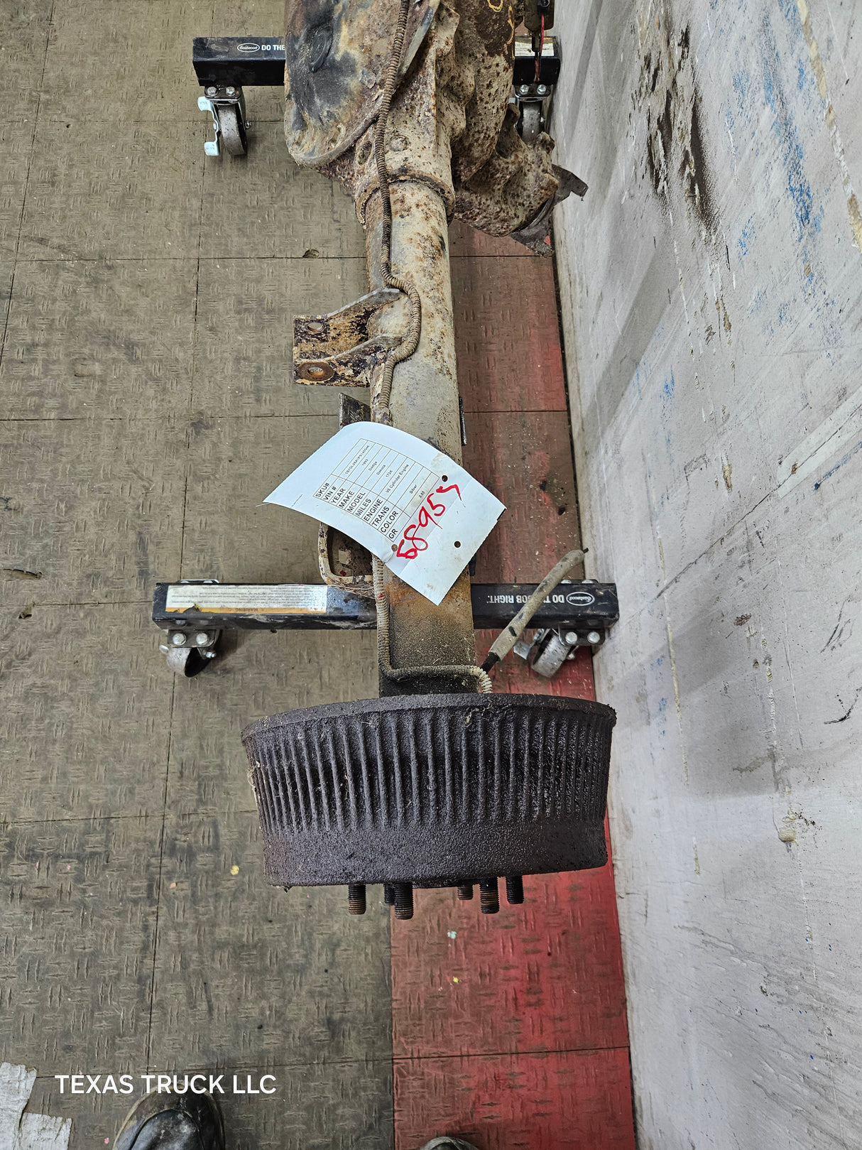 1991-1996 Dodge Dakota Rear Axle 3.55 Gear Ratio 8 1/4 Ring gear