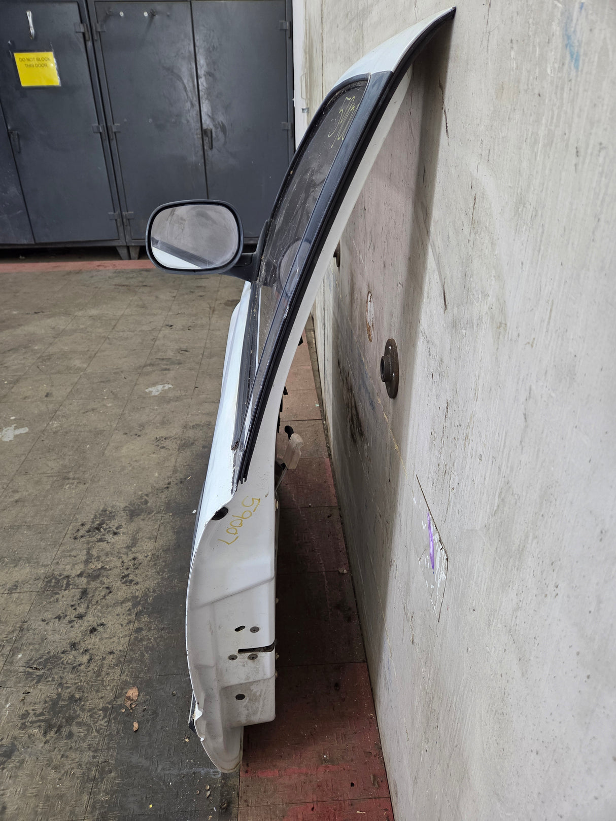 1994-2002 Dodge Ram 2nd Gen LH Driver Side Front Regular Cab / 2 door Extended Cab Door 1500 2500 3500 ROUND CORNER - White