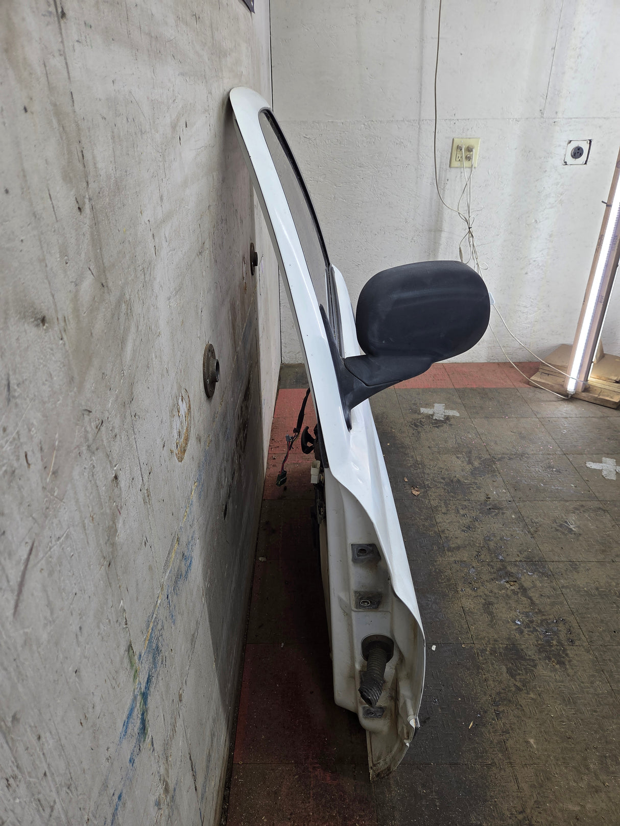 1994-2002 Dodge Ram 2nd Gen LH Driver Side Front Regular Cab / 2 door Extended Cab Door 1500 2500 3500 ROUND CORNER - White