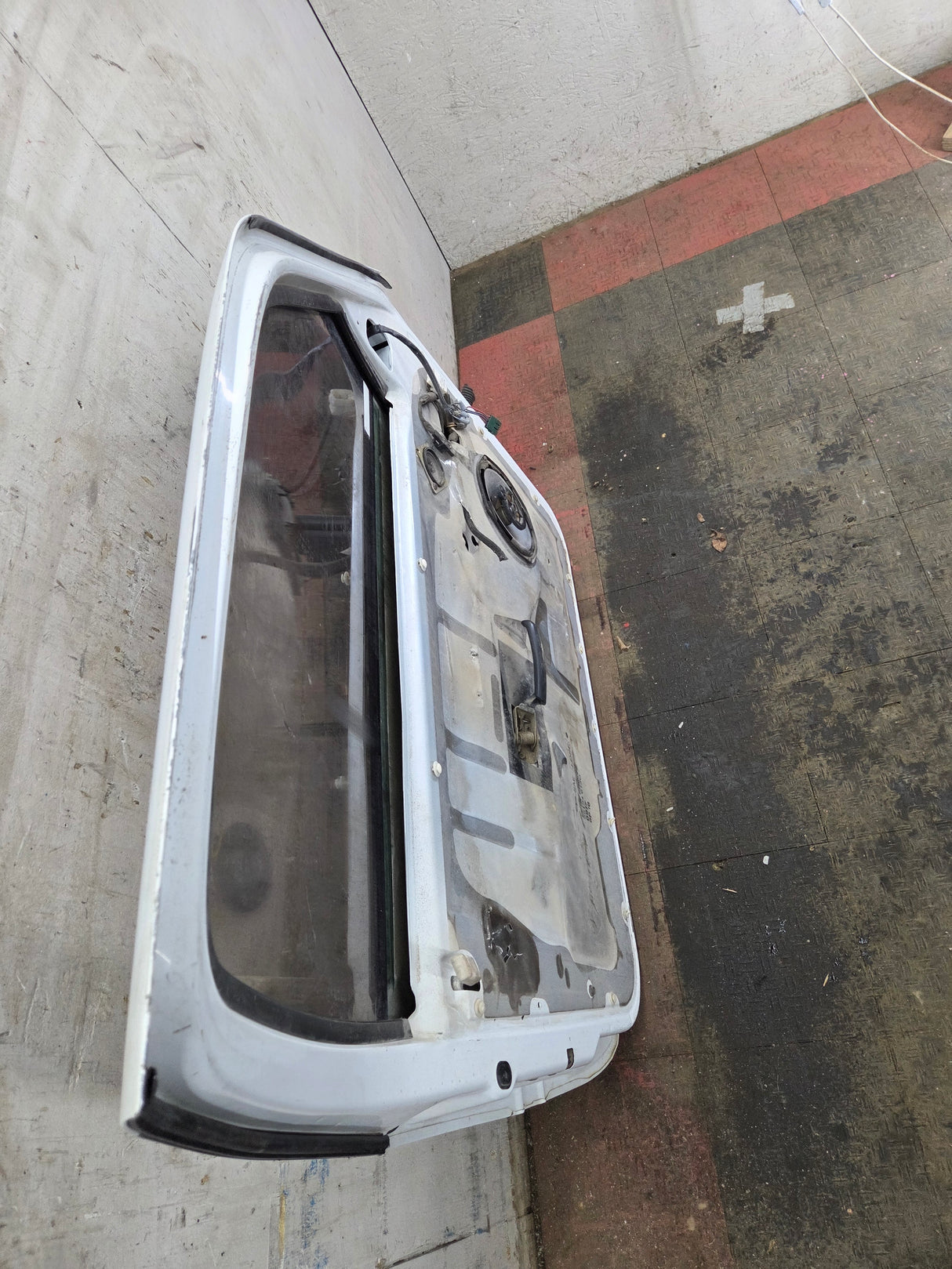 1994-2002 Dodge Ram 2nd Gen LH Driver Side Front Regular Cab / 2 door Extended Cab Door 1500 2500 3500 ROUND CORNER - White