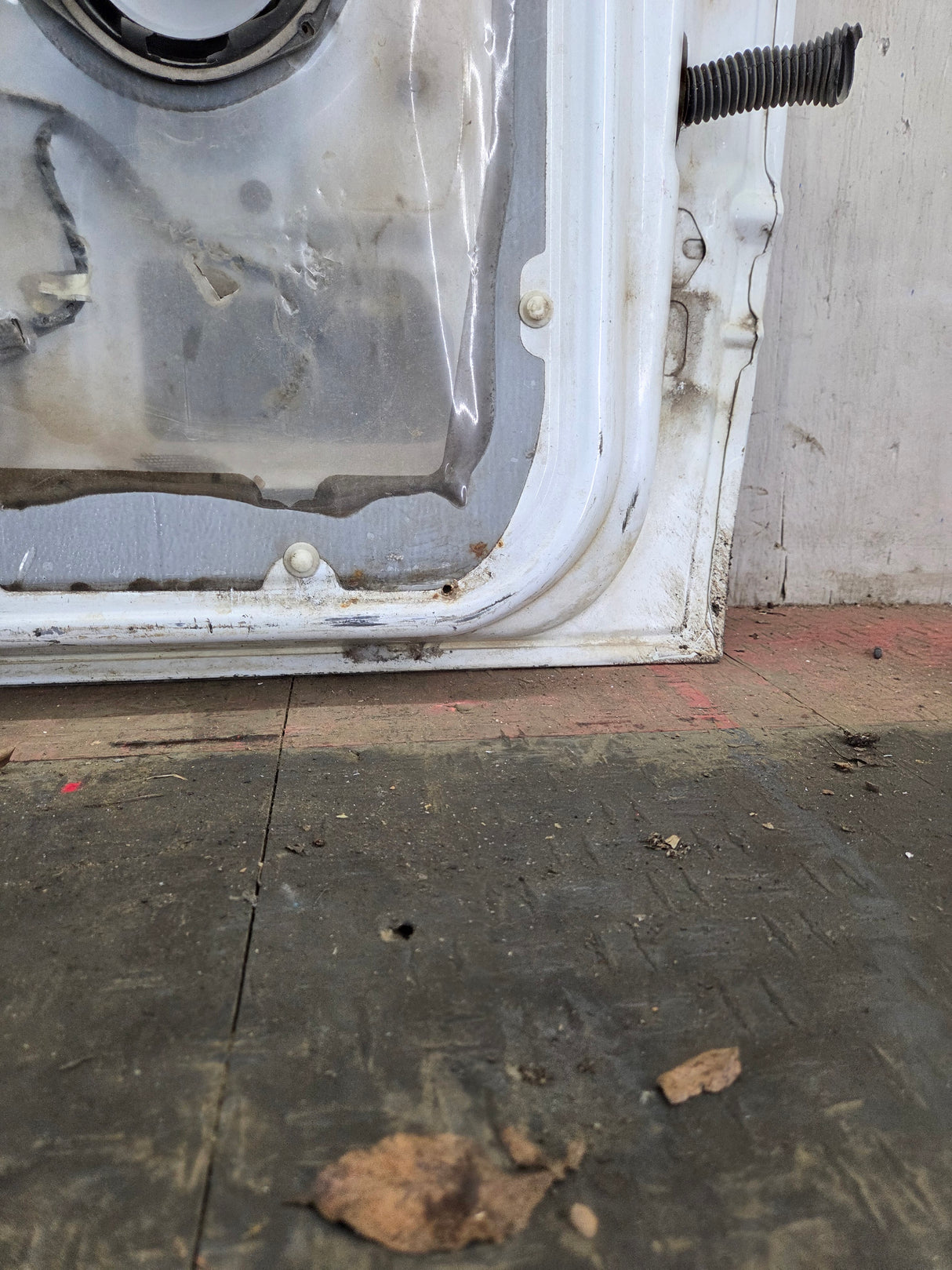 1994-2002 Dodge Ram 2nd Gen LH Driver Side Front Regular Cab / 2 door Extended Cab Door 1500 2500 3500 ROUND CORNER - White