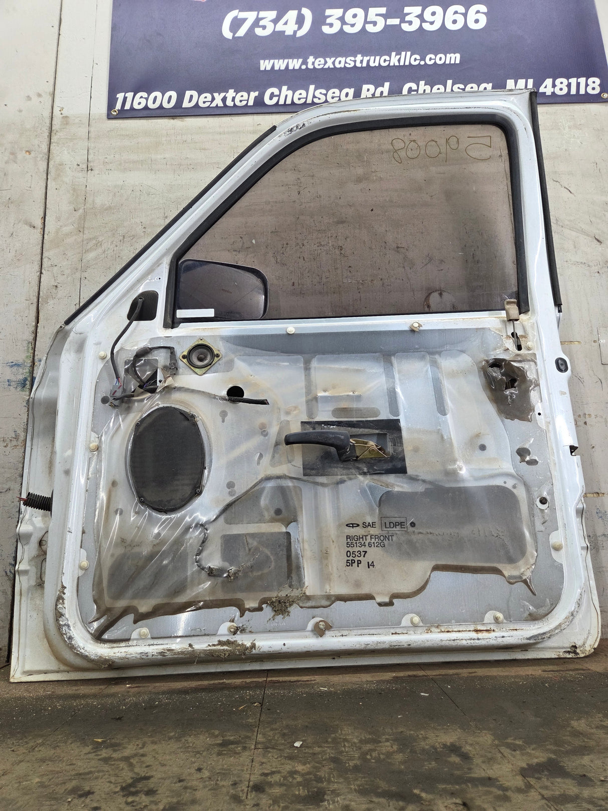 1994-2002 Dodge Ram 2nd Gen RH Passenger Side Front Door Regular Cab / 2 Door Ext Cab 1500 2500 3500 ROUND CORNER