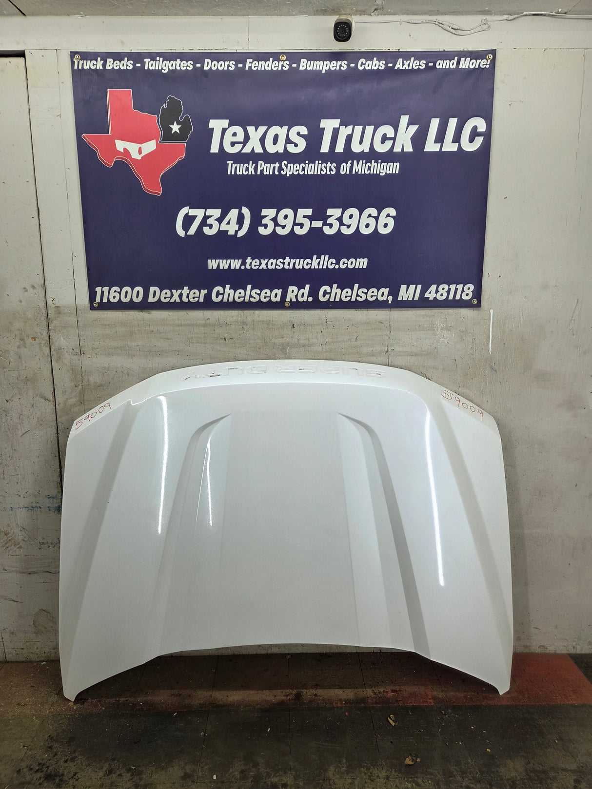 2017-2022 Ford Super Duty Hood F250 F350 F450 F550 - Pearl White