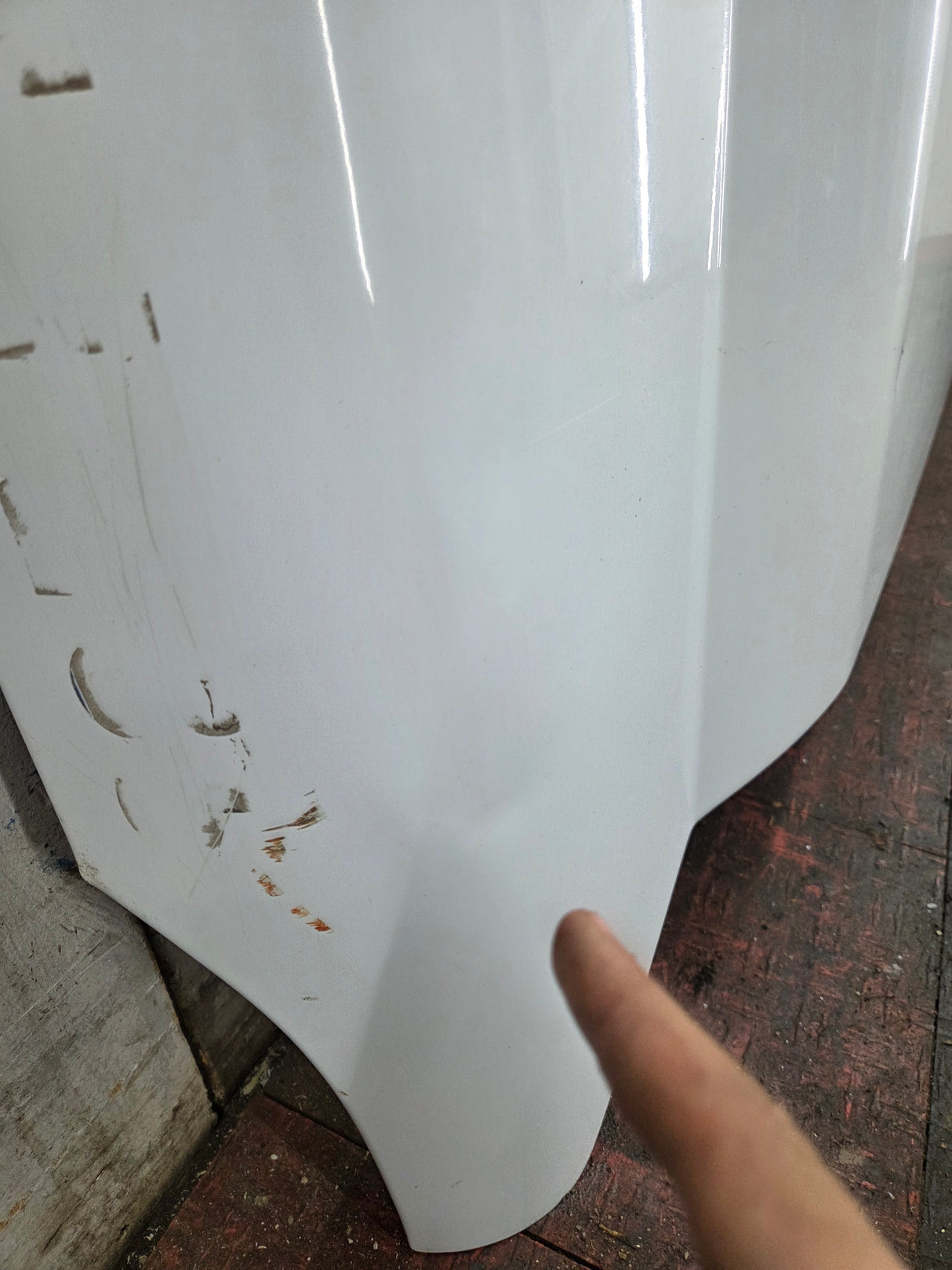 2011-2016 Ford Super Duty Hood F250 F350 F450 F550 - White
