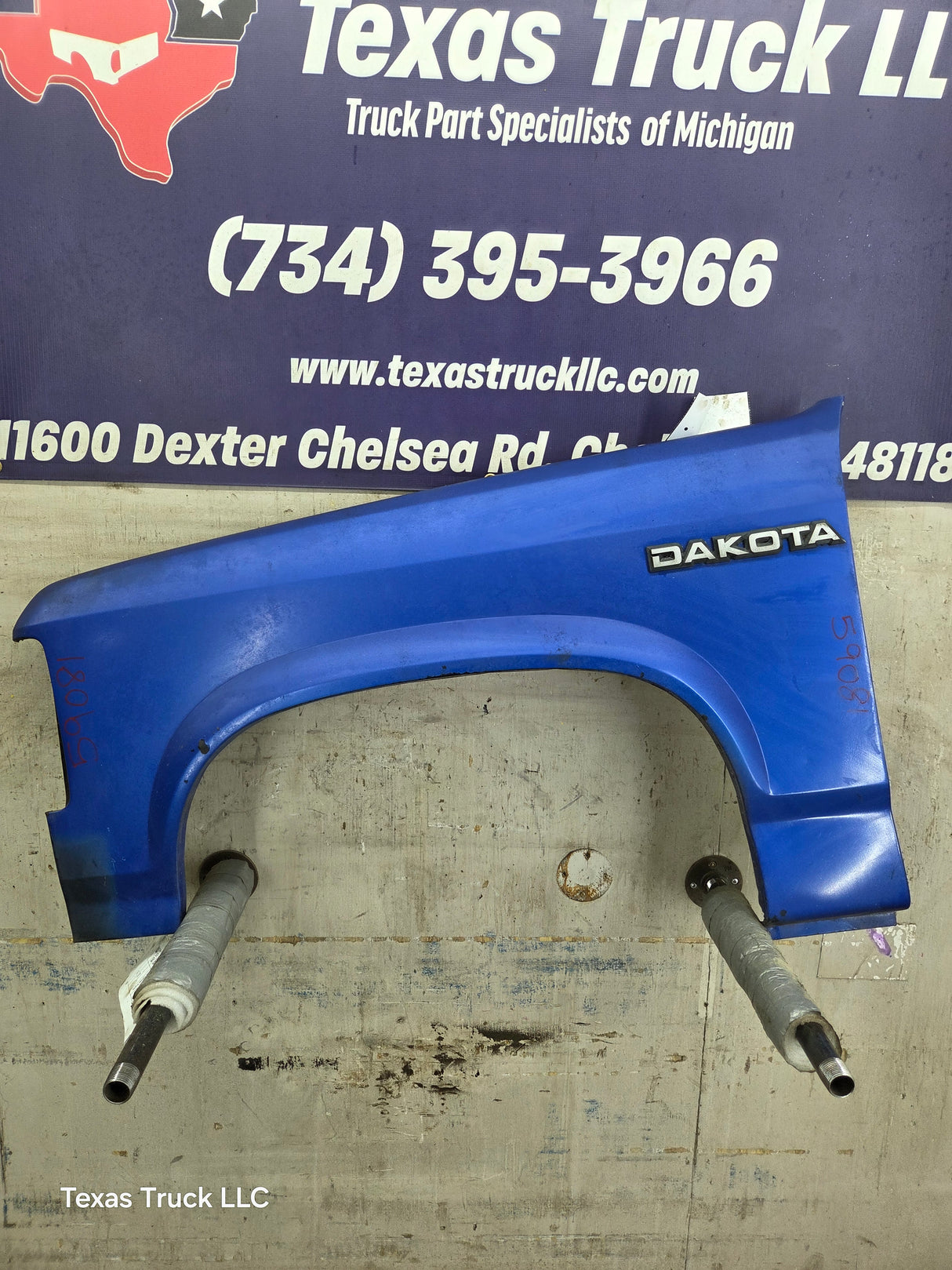 1987-1996 Dodge Dakota LH Driver Side Front Fender